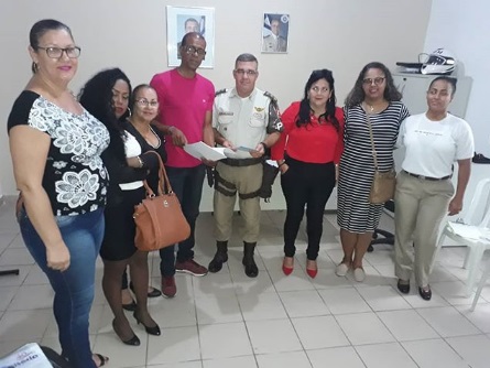 Sinttel Bahia entrega dados da violência no Call Center à PM 